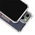 Blue Bullet American Flag iPhone 14 Pro Clear Case